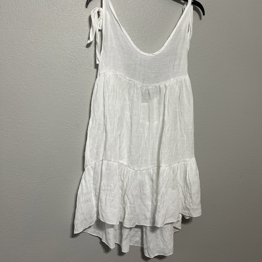 SHEIN‎ Sheer White Women's Sundress/cover Up White Size Medium